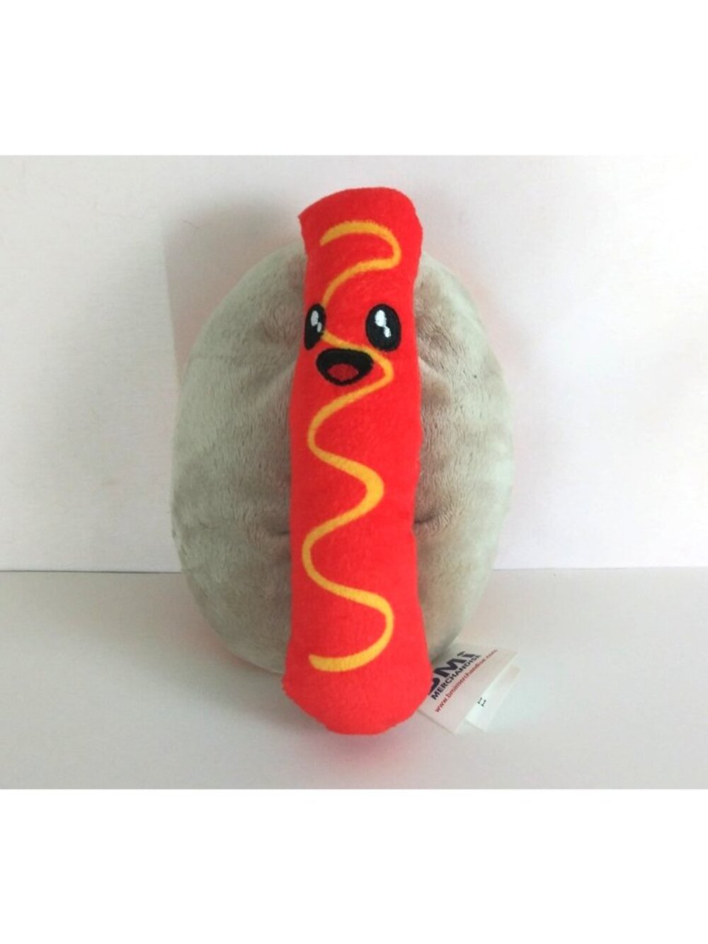 BMI Kawaii Cute Hot Dog With Mustard 6" Plush
